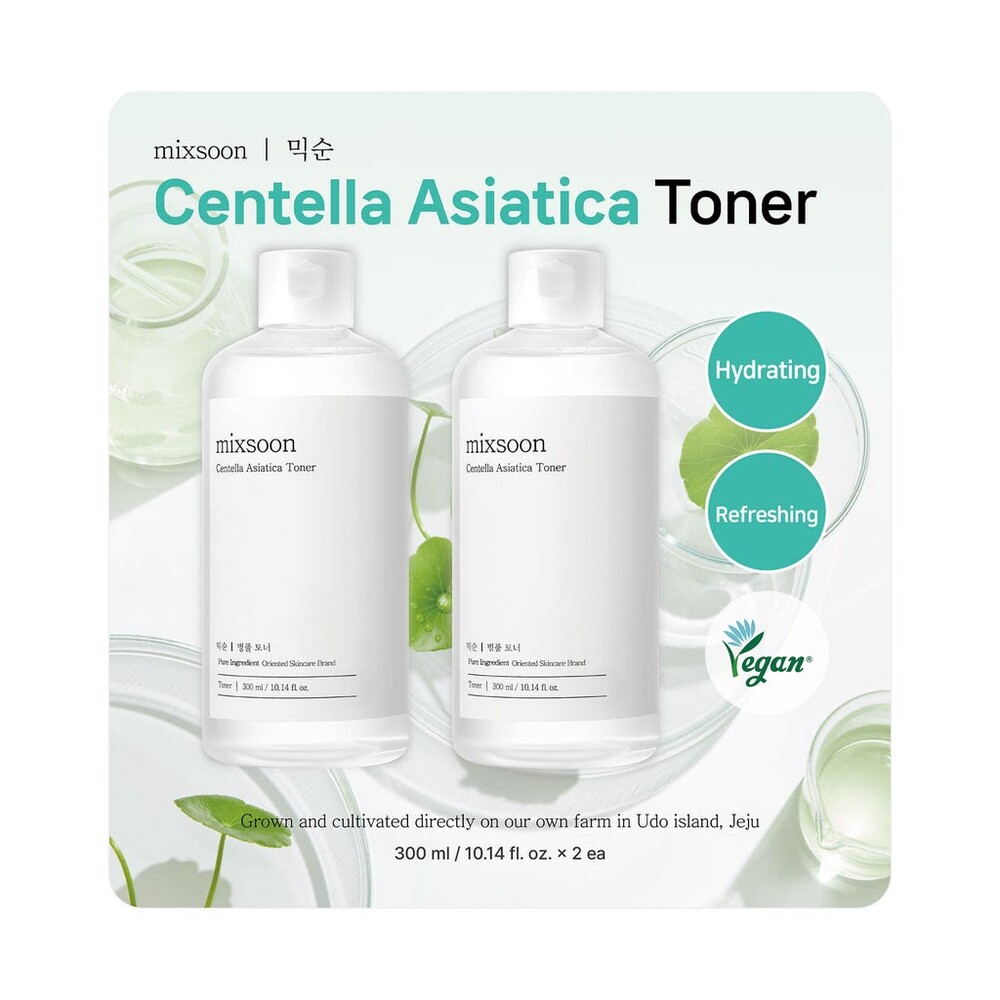 Mixsoon Centella Asiatica Toner 10.14 fl oz 2-Pack - New